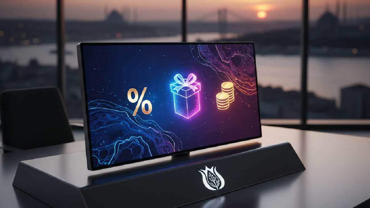 Hitpot bonus şartları ve kampanyalarını gösteren modern dijital arayüz.