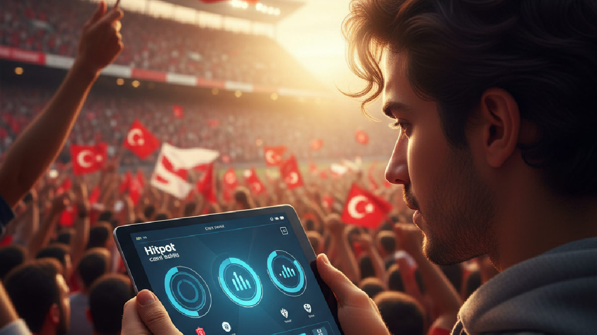 Hitpot canlı bahis oranlarını takip eden bir kullanıcı, maç anında stratejilerini oluşturuyor.